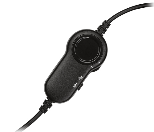 Гарнитура Logitech H151 чёрный, проводная, 3.5 мм