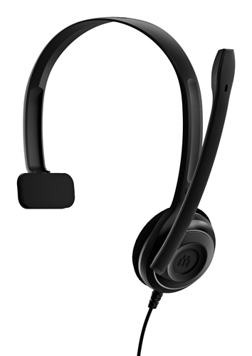 Наушники Epos - PC 7, Моно, USB, проводной, 42Hz – 17kHz, 90Hz – 15kHz, цвет чёрный, 1000431