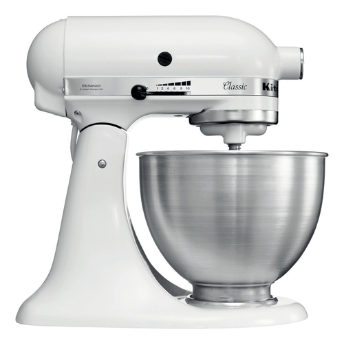 Миксер KitchenAid/ Classic, настольный, с откидным блоком, 4,3 л, белый