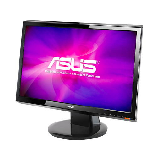 21.5" ЖК монитор ASUS VH222T BK (LCD, 1920x1080,  D-Sub,  DVI)