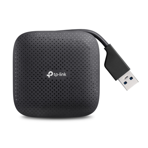 Концентратор TP-LINK UH400 4-портовый  USB 3.0,1 разъём USB 3.0, 4 порта USB 3.0, встроенный кабель с разъёмом USB, компактный дизайн, plug & play, не требуется адаптера, (091477), {80}