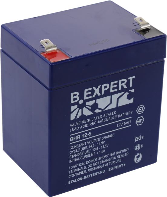 Аккумулятор B.Expert BHR 12-5 (12V, 5Ah)  для  UPS