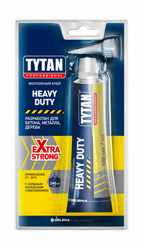 Клей монтажный универсальный Tytan Professional Heavy Duty бежевый 100 мл