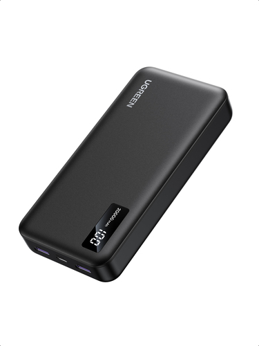 Внешний аккумулятор UGREEN PB312 (25683) 20000mAh Two-Way Fast Charging 2*USB-A&1*USB-C 20W Power Bank. Цвет: серый