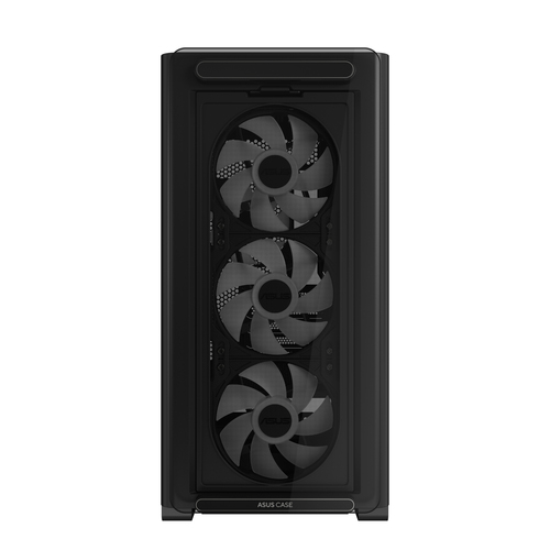 Корпус для ПК Asus - A23 PLUS TG ARGB BLACK, 1х2.5", 2х3.5/2.5", Mini Tower, без БП, цвет чёрный, 90DC00K0-B19010