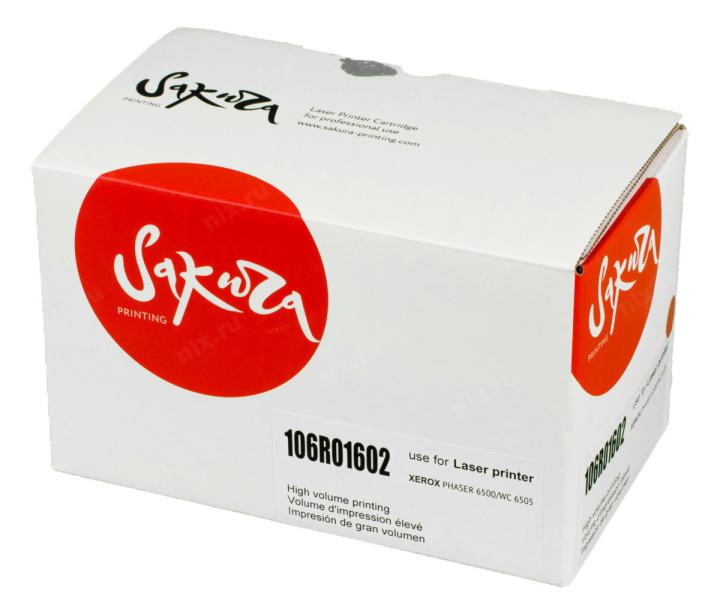 SA106R01602 Картридж SAKURA 106R01602 для Xerox Phaser 6500/ Workcenter  6505,  пурпурный,  2500 к.