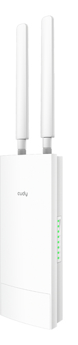Точка доступа CUDY Outdoor 4G LTE AC1200 Wi-Fi Gigabit Router, Cat.6, 300Mbps +  867Mbps Wi-Fi, build-in 4G LTE modem, lightning protection, IP65 Waterproof, 10/100/1000M RJ45, 2 x Detachable 4G Antennas, support 802.3at/af PoE or passive PoE,
