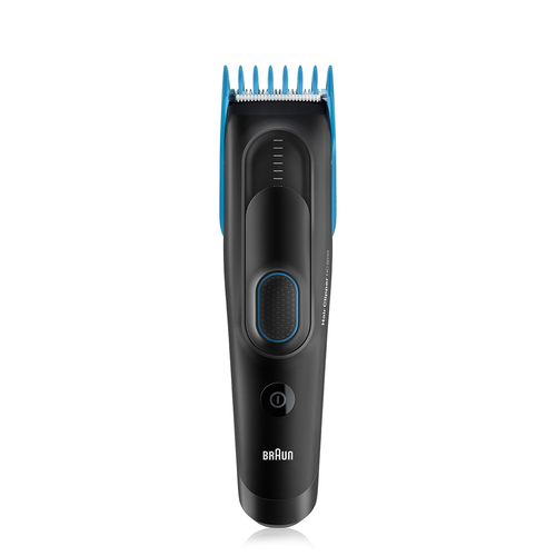 Машинка для стрижки волос BRAUN HC5010, 8 установок длины (3-24 мм), сеть+аккумулятор, черный