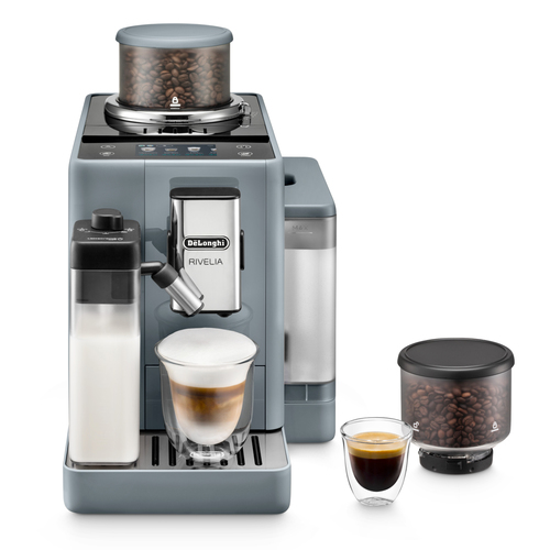 Кофемашина Delonghi Rivelia EXAM440.55.G 1450Вт серый