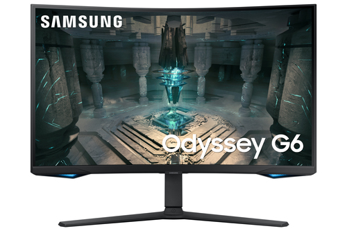 Монитор Samsung 31.5" Odyssey G6 S32BG650EUXEN черный VA LED 16:9 HDMI полуматовая HAS Piv 2500:1 350cd 178гр/178гр 2560x1440 240Hz FreeSync Premium Pro DP 2K USB 7.4кг