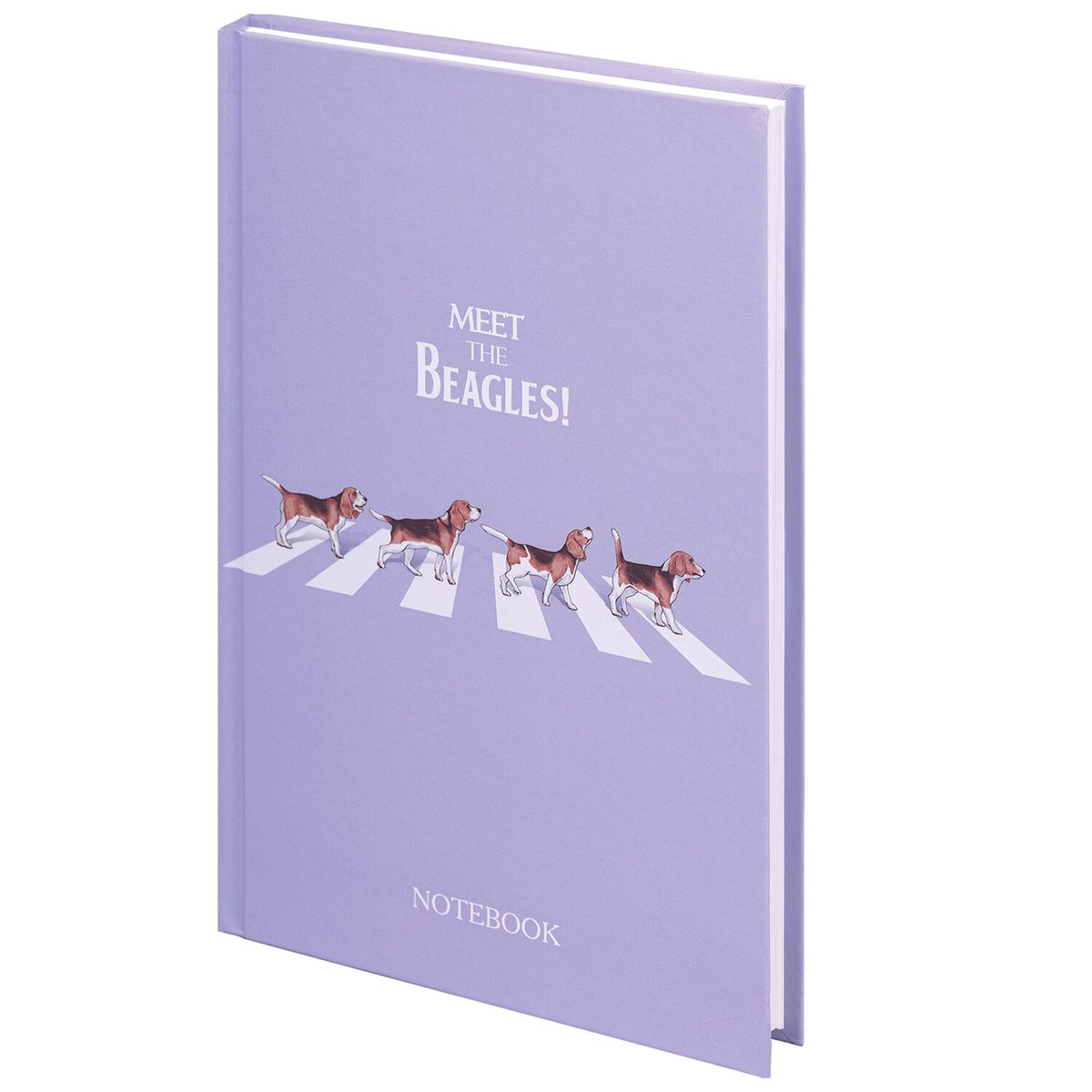 Блокнот 80л, А5 Staff "Beagles", клетка, твердая обложка (114424), 20шт.