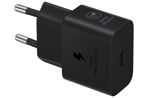 Сетевое зарядное устройство Samsung EP-T2510,  USB type-C,  25Вт,  3A,  черный [EP-T2510NBEGEU]