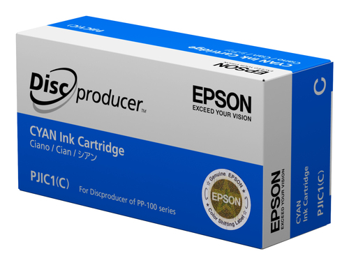 Картридж струйный Epson C13S020688, PJIC7(C) для Epson Discproducer PP-100/PP-50 II/PP-100 II BD, водорастворимый голубой, 31.5 мл.