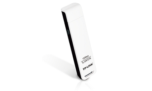 TP-Link 150Mbps Wi-Fi USB Adapter. SPEED: 150 Mbps at 2.4 GHz. SPEC: USB 2.0. FEATURE: WPS Button (WN727N)