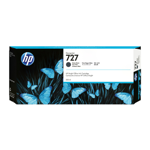 Картридж HP 727 Matte Black для Designjet T920/T930/T930PS/T1500/T1530/T1530PS/T2500/T2530/T2530PS 300-ml ( C1Q12A )