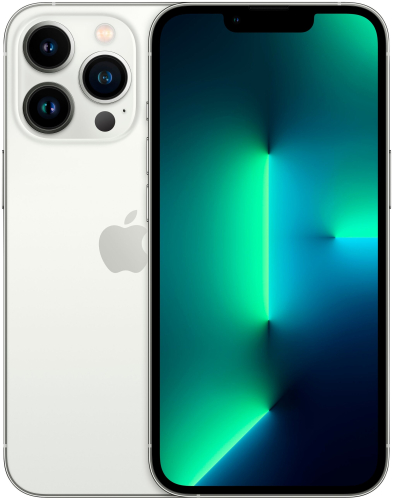 Смартфон Apple iPhone 13 Pro 256 ГБ, Dual SIM (nano SIM+eSIM), Silver, серебристый