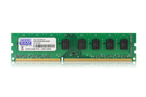 Goodram <GR1333D364L9/2G> DDR3 DIMM  2Gb <PC3-10600> CL9