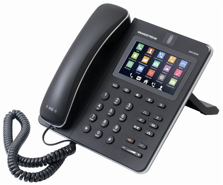 IP-видеотелефон Grandstream Networks GXV3240, 6 линий, PoE, 1GbE, Wi-Fi, Bluetooth