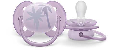 Philips SCF092/03 Пустышка ultra soft, пальмы, 0-6 мес.,  1  шт.