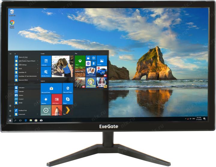 21.5" ЖК монитор ExeGate EB2200A (LCD, 1920x1080,  D-Sub, HDMI) <EX297376RUS>