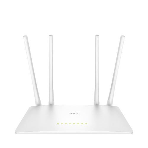 Cudy WR300S 1.0 Wi-Fi роутер N300, 2,4 ГГц, до 300 Мбит/с, 5x100 Мбит/с, MIMO 2x2, IPv6, 4 антенны, белый
