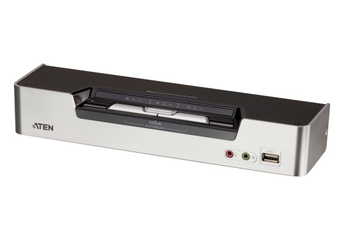 ATEN CS1642A 2-PORT USB 2.0 DVI  DUAL  VIEW  KVMP SWITCH