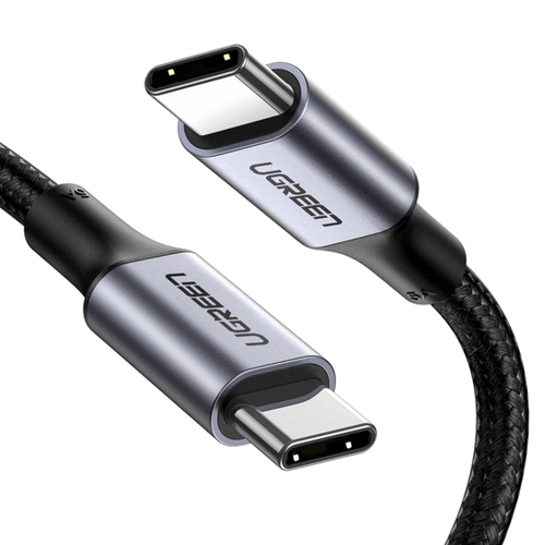 Кабель UGREEN US316 (70427) USB-C 2.0  to USB-C 2.0 5A Data Cable. Длина 1 м. Цвет: черный