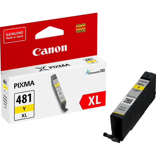 К-ж CANON CLI-481XLY для TS6140/TS8140/TS9140/TR8540 желтый увеличенный, арт. 2046C001, оригинал