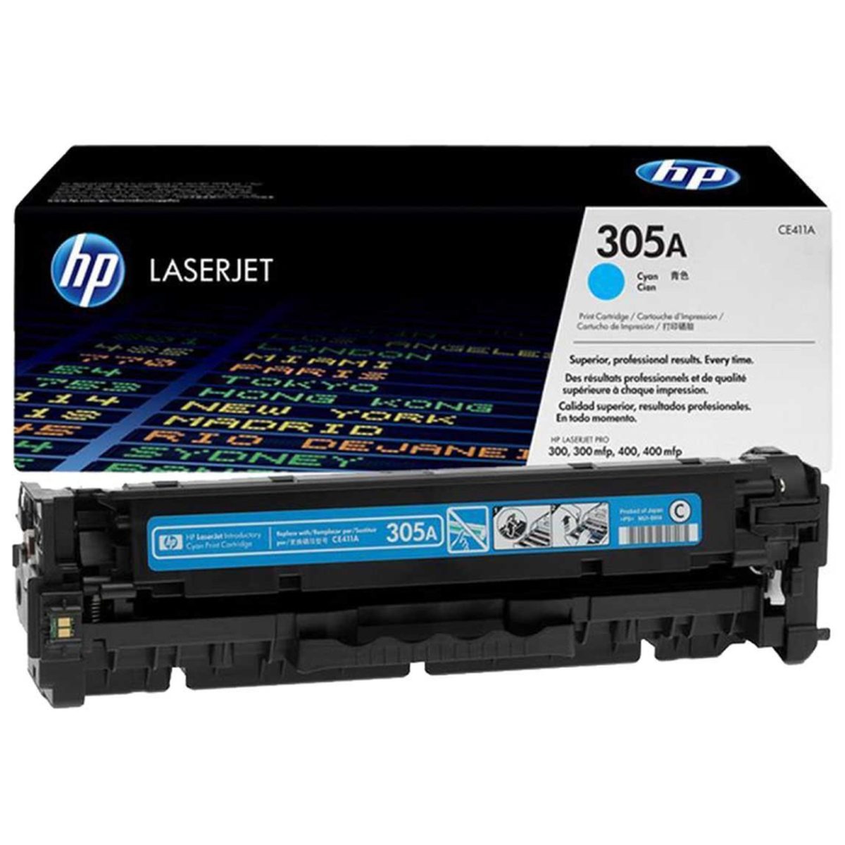 Картридж лазерный HP CE411A, Cyan, 2600 стр.