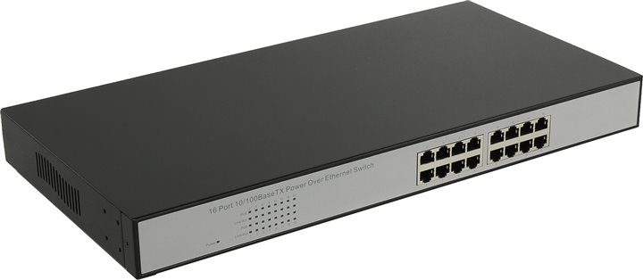 MultiCo (EW-P71616i) Неуправляемый коммутатор (16UTP 10,100Mbps PoE)
