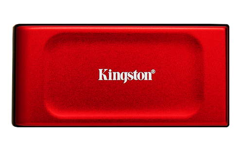 Твердотельный диск 2TB Kingston XS1000, V-NAND, USB 3.2 Gen 2х2 Type-C  [R/W - 1050/1000 MB/s] красный