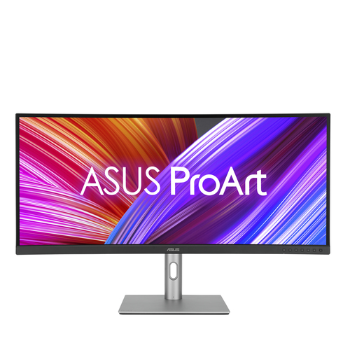 Монитор LCD 34" PA34VCNV/ ASUS ProArt PA34VCNV 34.1" curved (3800R) IPS monitor, 3440x1440, 21:9, 4ms, 300 cd/m2, 60Hz, DPx2 (Daisy Chain), HDMIx2, USB 3.2x2, USB Type C (96W), RJ45, speakers 2Wx2, LTS, VESA 100x100 mm, Black