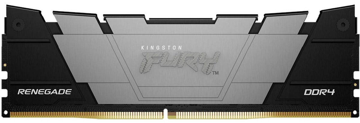 Kingston Память DDR4 2x8GB 4600МГц KF446C19RB2K2/16 Fury Renegade Black RTL Gaming PC4-36800 CL19 DIMM 288-pin 1.5В kit dual rank с радиатором Ret