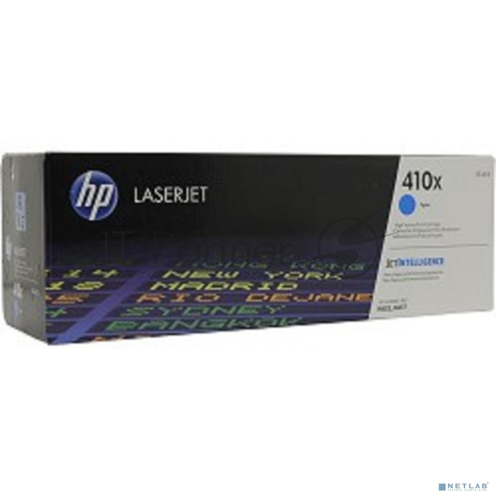 Картридж HP CF411X (410X), голубой, 5000 стр.