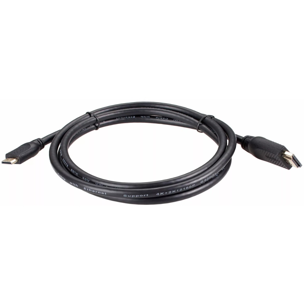 Кабель HDMI VCOM CG583-1.8M, HDMI—MiniHDMI, 2.0, 1.8м