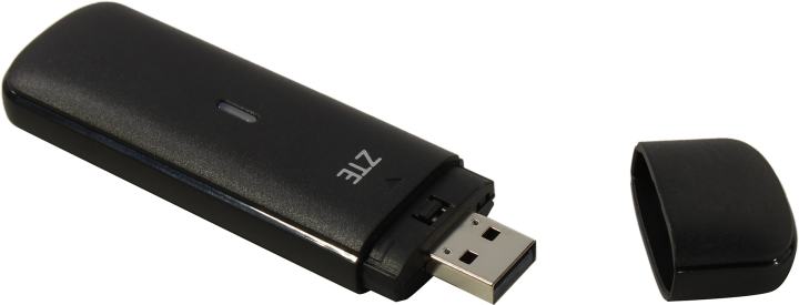 Модем 2G/3G/4G ZTE MF833N USB Firewall +Router внешний черный