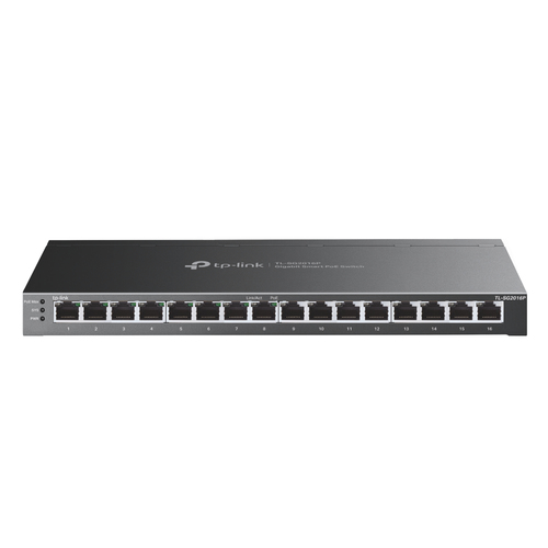 TP-Link TL-SG2016P JetStream 16-портовый гигабитный коммутатор Smart с 8 портами PoE+