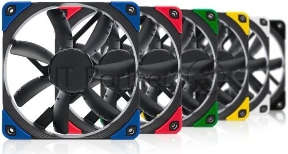 Вентилятор корпусной Noctua NF-S12A PWM chromax черный, 120 мм, 300-1200 об/мин, 17.8 дБ, 4 pin PWM, без подсветки