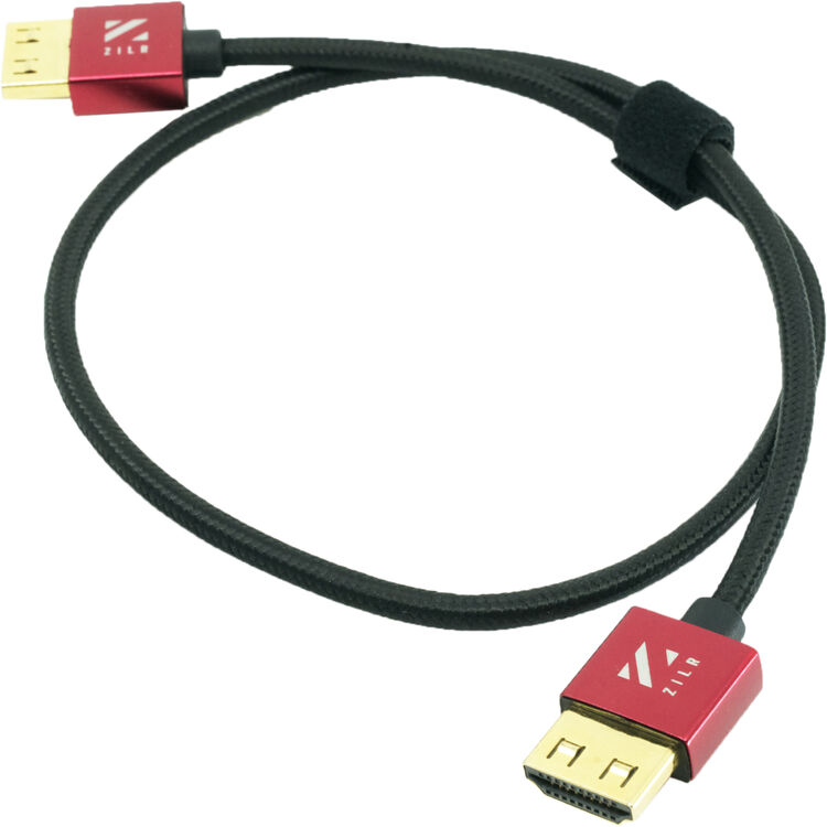 Сверхскоростной кабель ZILR Nylon Ultra High-Speed HDMI Cable with Ethernet (19.7" 50cm)