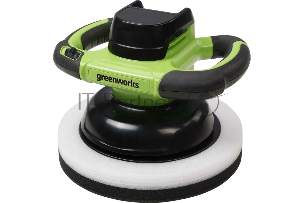 Полировальная машина аккумуляторная GreenWorks G24BU10, 24 В, без АКБ и ЗУ (3502107)
