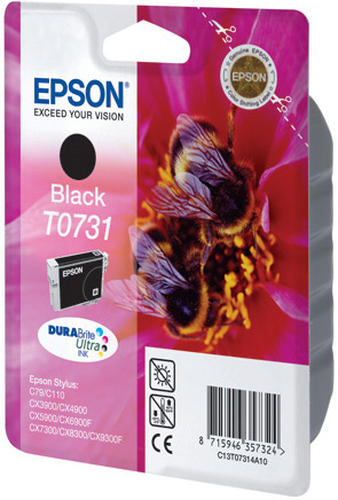 Картридж струйный T0731 | C13T10514A10 Black для Epson Stylus C79/ CX3900/ CX5900