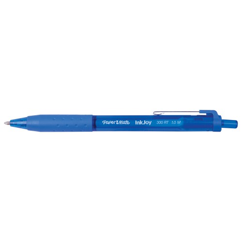 Ручка шариковая Paper Mate, ink joy 300 , с кнопочным механизмом, синий