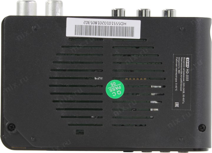 Сигнал Эфир HD-555 (Full HD A/V Player, HDMI, RCA,  USB2.0, DVB-T/DVB-T2, ПДУ)