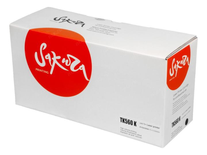 SATK560K Картридж SAKURA TK560K для Kyocera Mita FS-C5300DN/ FS-C5350DN, ECOSYS 6030cdn, черный,  12 000 к.