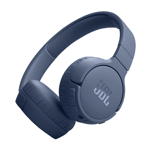 Беспроводные/проводные наушники JBL Tune 670NC синий, накладные, Bluetooth + проводной, активное шумоподавление, складная конструкция, до 70 ч