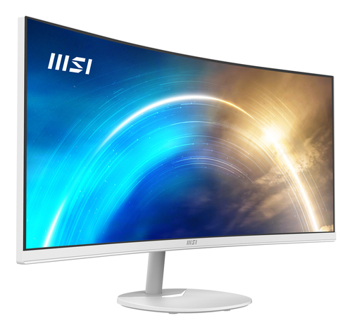 MICROSTAR MSI PRO 34" MP341CQW белый {VA Curved 3440x1440 100Hz 4ms 2xHDMI2.0 DisplayPort1.2 2x2W VESA} [9S6-3PB2CT-025]
