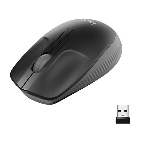 Мышь беспроводная Lgitech M190 Charcoal |910-005905| черная, оптическая, 1000dpi, 2.4GHz, USB-ресивер (091825)