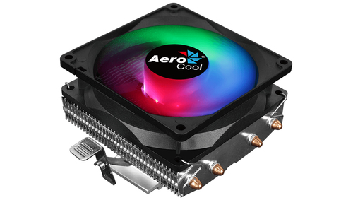 AeroCool Cooler Air Frost 4 125W / FRGB / 3-Pin / Intel 115*/775/1200/1700 /AMD / Heat pipe 6mm x4