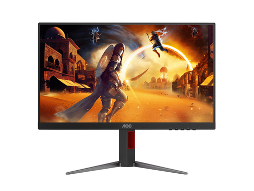 Монитор 23.8" AOC 24G4H  IPS, 1920x1080, 200Hz, 0,3ms, 300сd/m, 1000:1, HDR10 | HDMI(2.0), DP(1.4) | HAS, Pivot, Swivel, InPSU, Vesa 100, Black