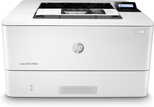 HP LaserJet Pro M404n <W1A52A> (A4, 38 стр/мин, 256Mb,  LCD, USB2.0, сетевой)
